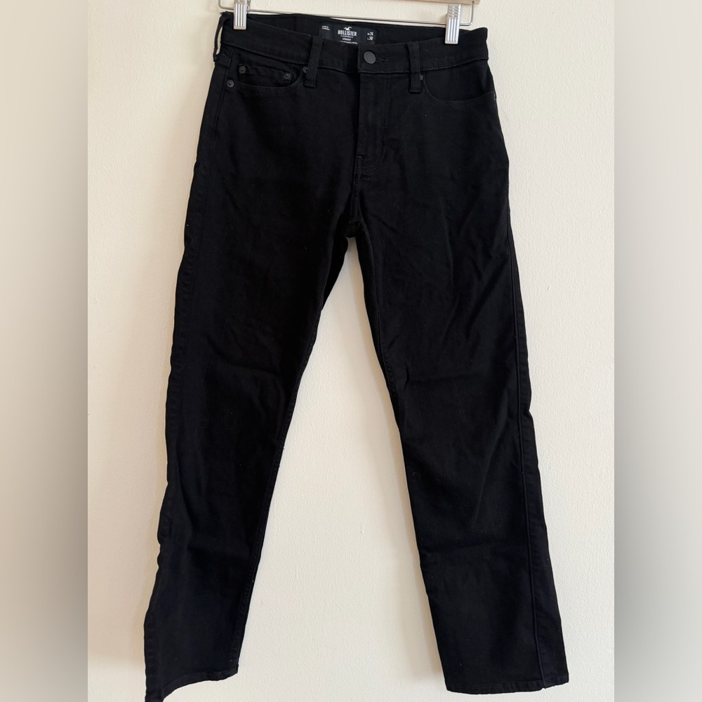 Hollister Black Slim Straight Men's Jeans